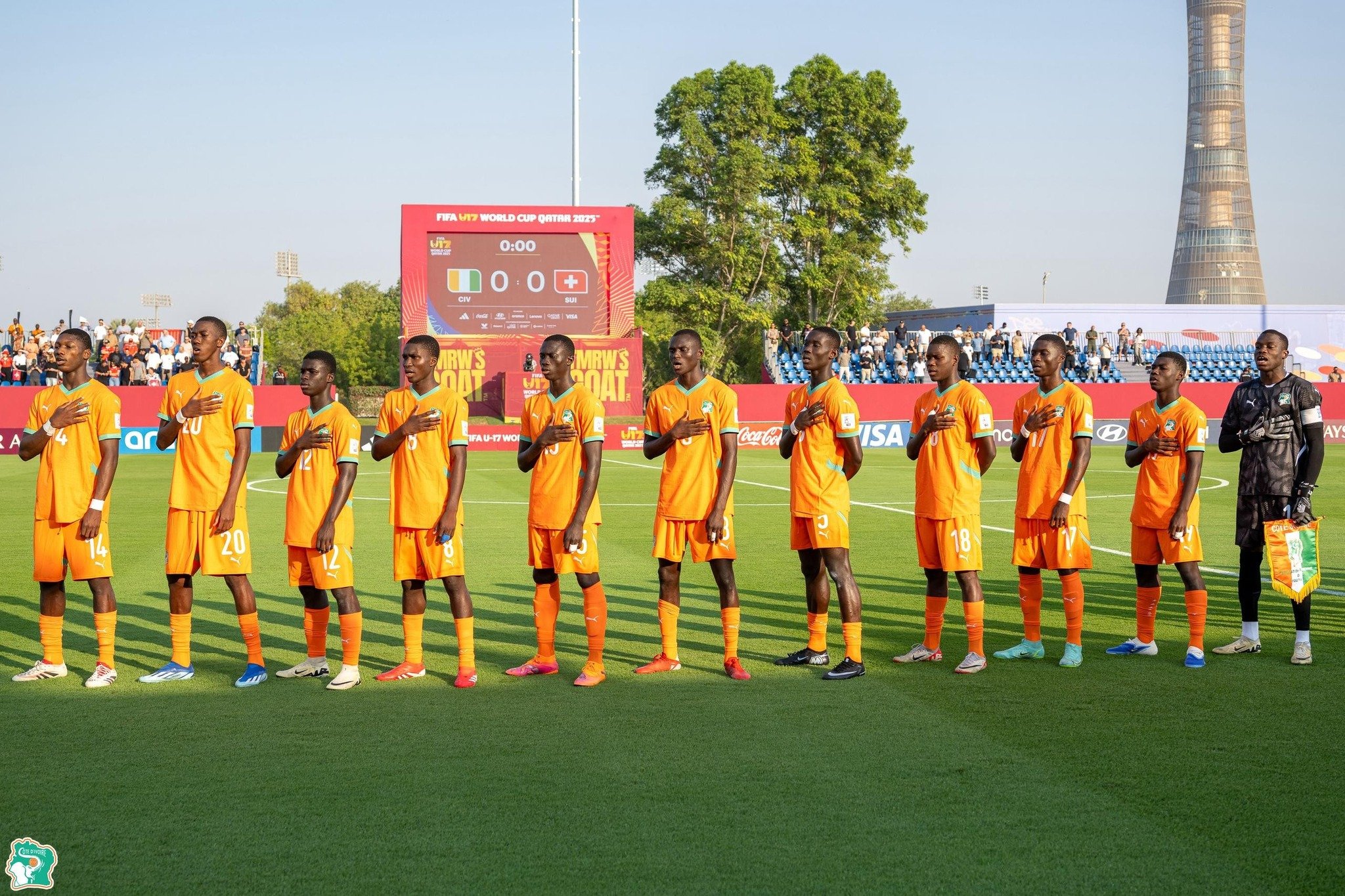 Coupe du Monde FIFA U17 : La Côte d’Ivoire se loupe d’entrée face à la Suisse dans le groupe F