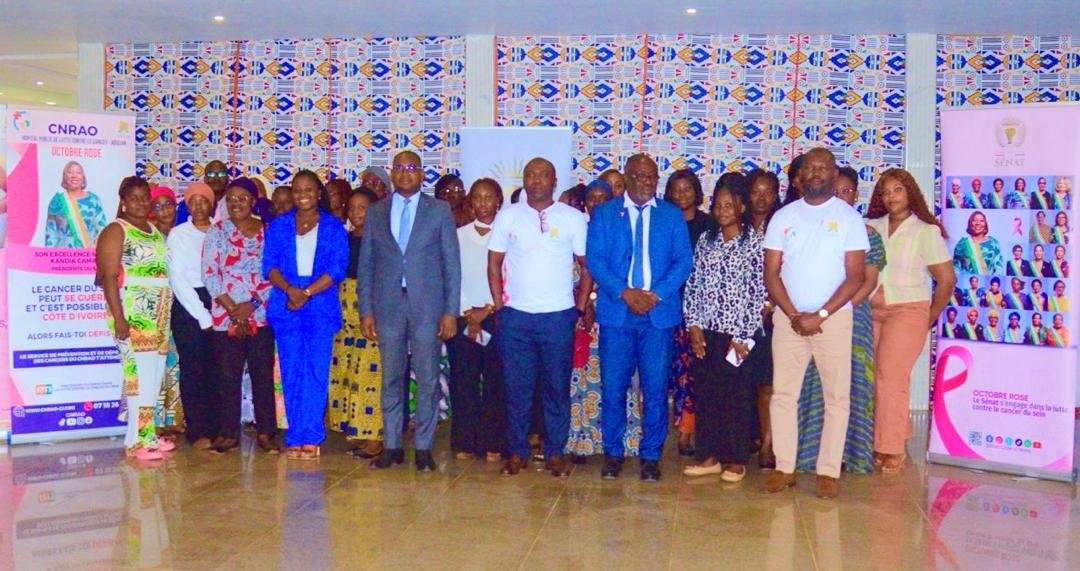 Yamoussoukro : Le Sénat s'engage dans la campagne de sensibilisation contre le cancer du sein