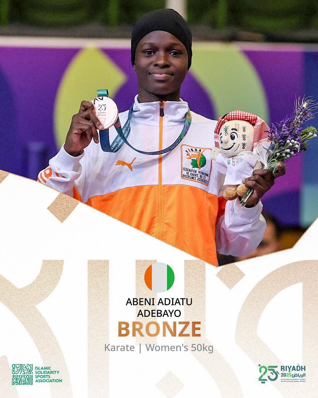 Jeux de la Solidarité Islamique 2025 : Abeni Adiatu Adebayo, un bronze qui brille comme de l'or à Ryad