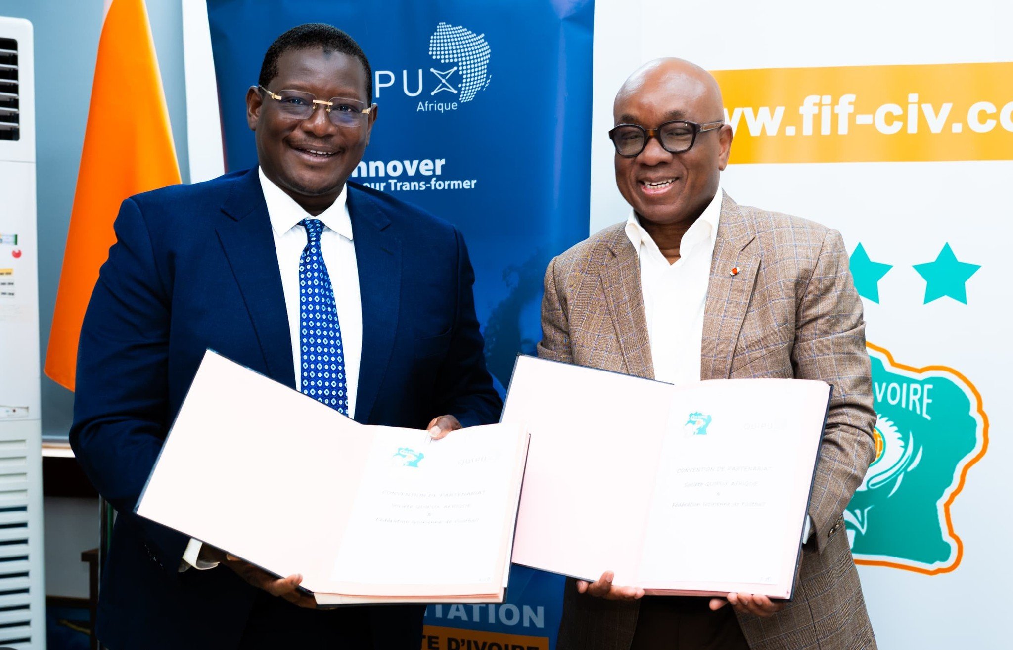 Partenariat : Quipux Afrique et la FIF ensemble pour un football ivoirien plus modernisé