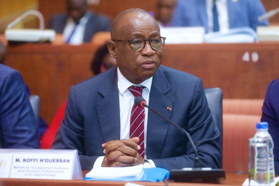 Ministère de l’Enseignement Technique, de la Formation Professionnelle et de l’Apprentissage : N’Guessan Koffi valide son budget 2026 en commission