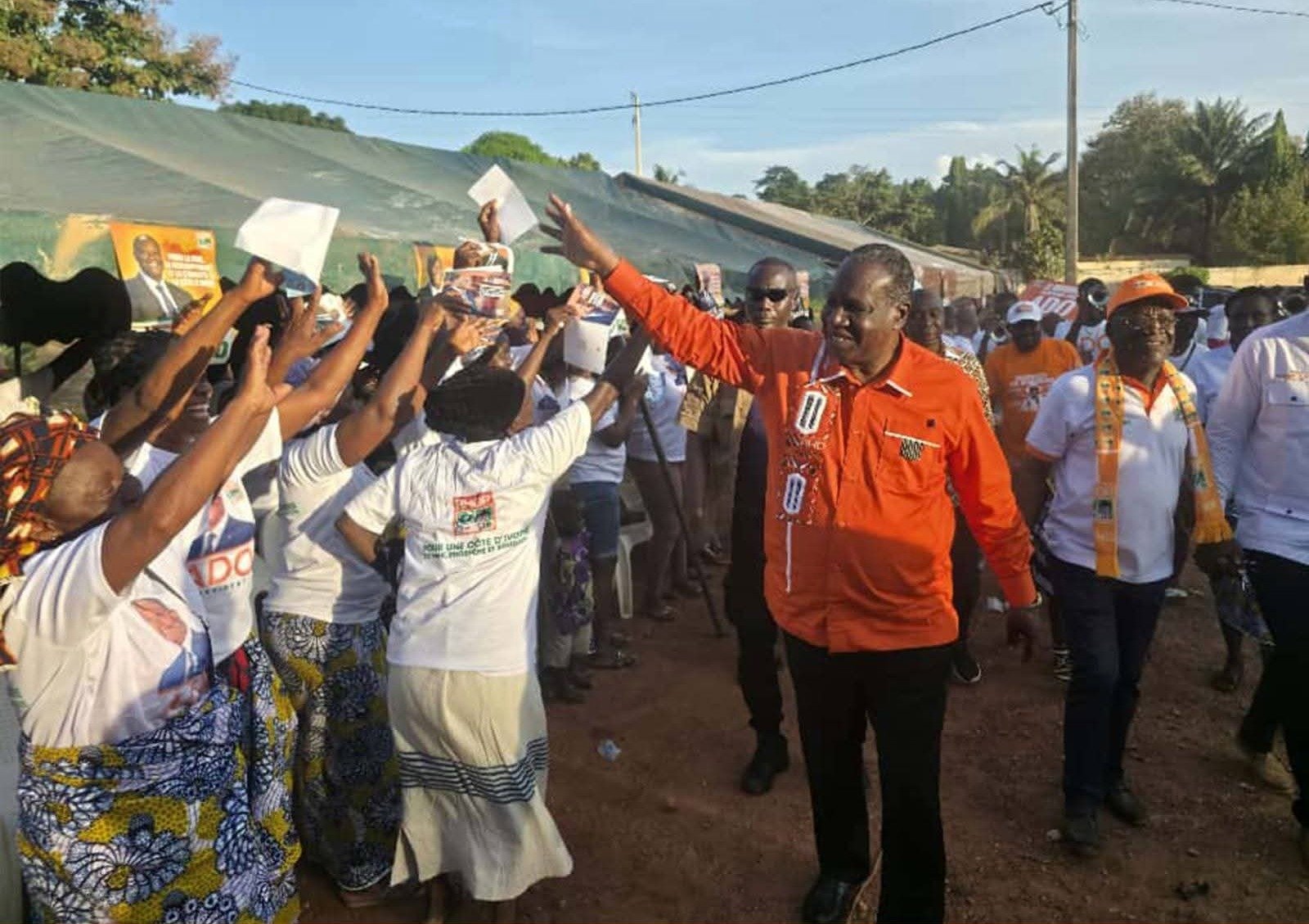 Législatives 2025 : Ahoua N’Doli Théophile en tournée dans le Moronou pour la victoire du RHDP et des élections apaisées