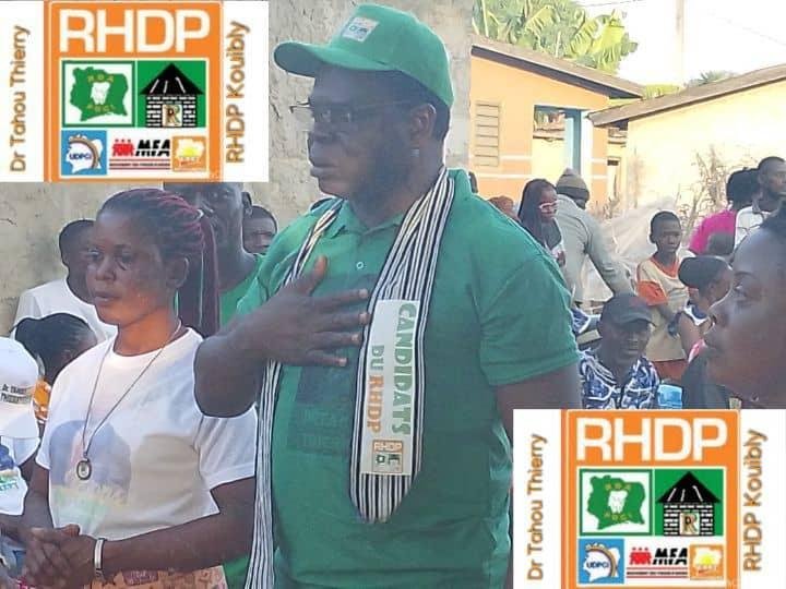 Législatives 2025 : Le RHDP veut vaincre le signe indien avec Dr Tahou Thierry dans la circonscription de Kouibly-Nidrou-Ouyably Gnondrou et Totrodrou 