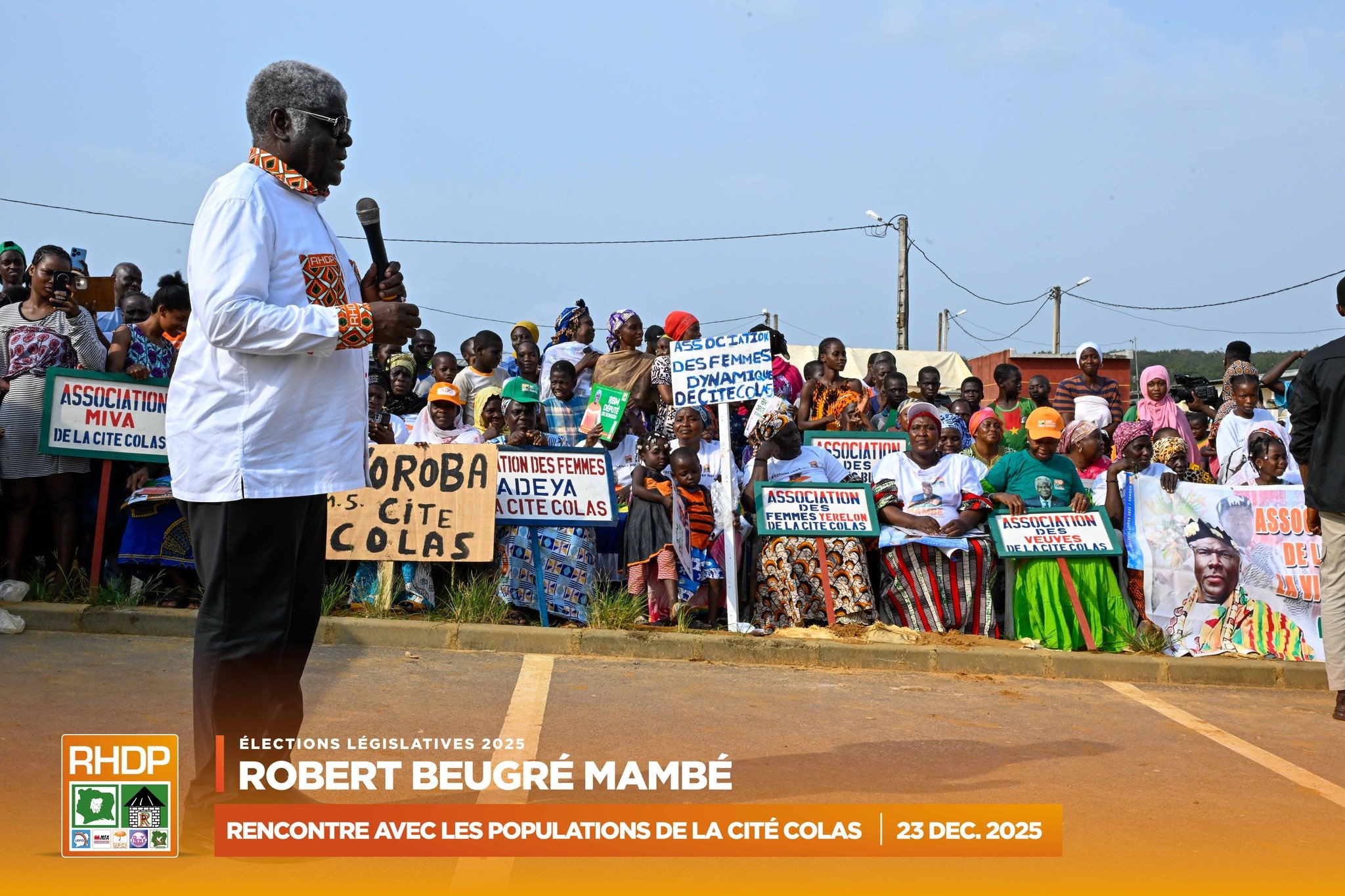 Législatives 2025 : Beugré Mambé multiplie les échanges avec les électeurs à Songon