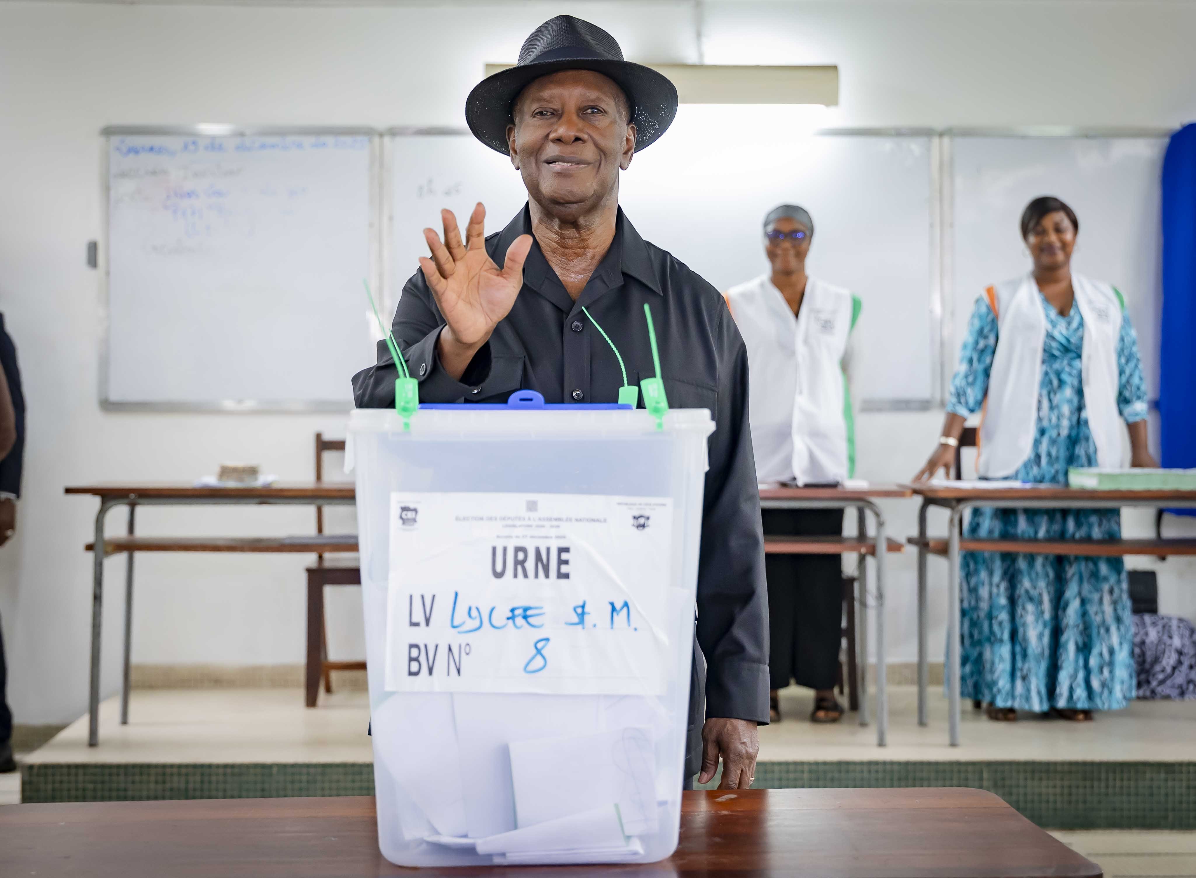 Législatives 2025 - Alassane Ouattara : "Je souhaite que les résultats soient conformes à ce que les Ivoiriens souhaitent"