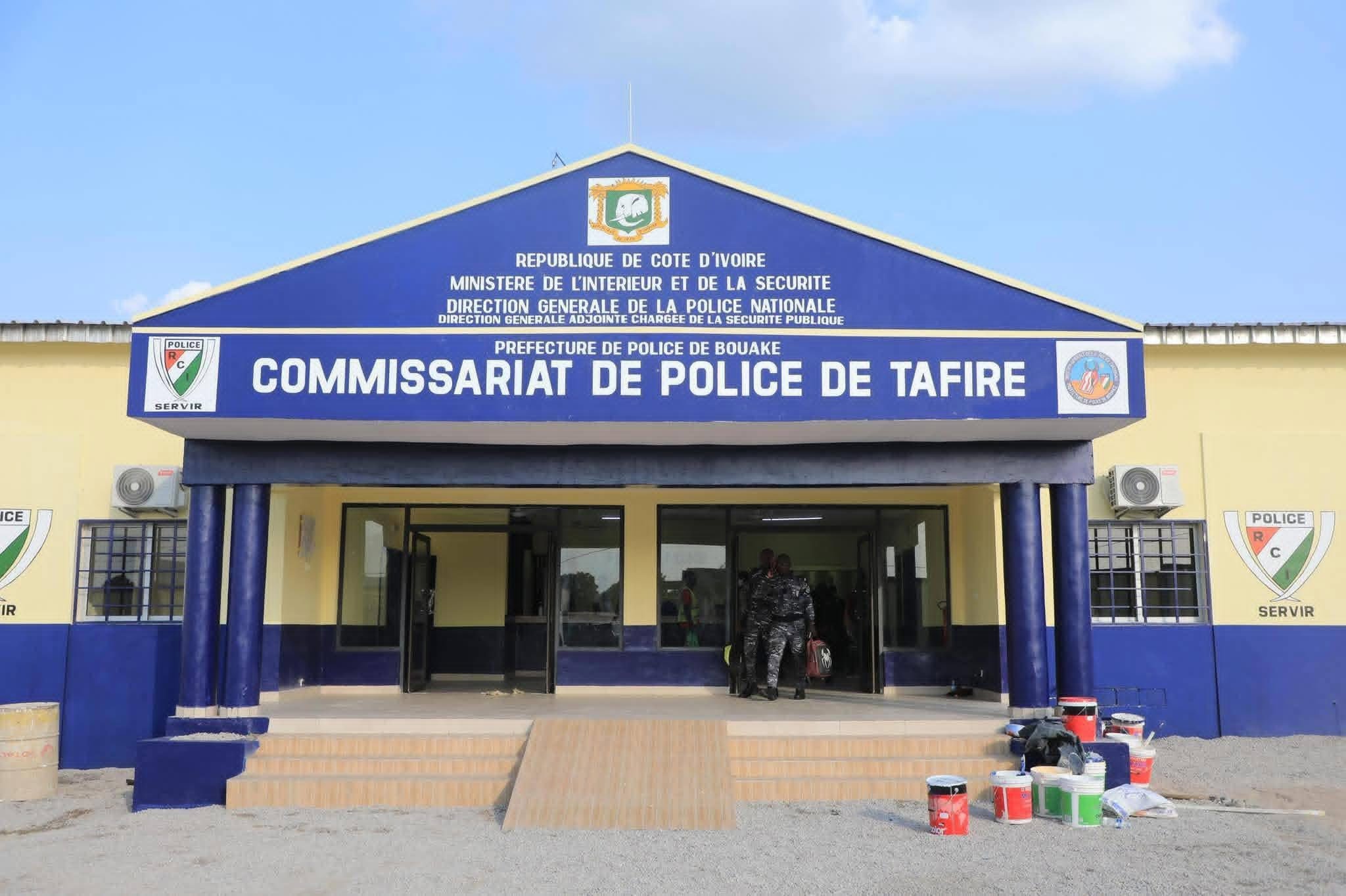 Sécurité : Le maire de Tafiré se félicite de l’inauguration du premier commissariat de police, un ouvrage stratégique