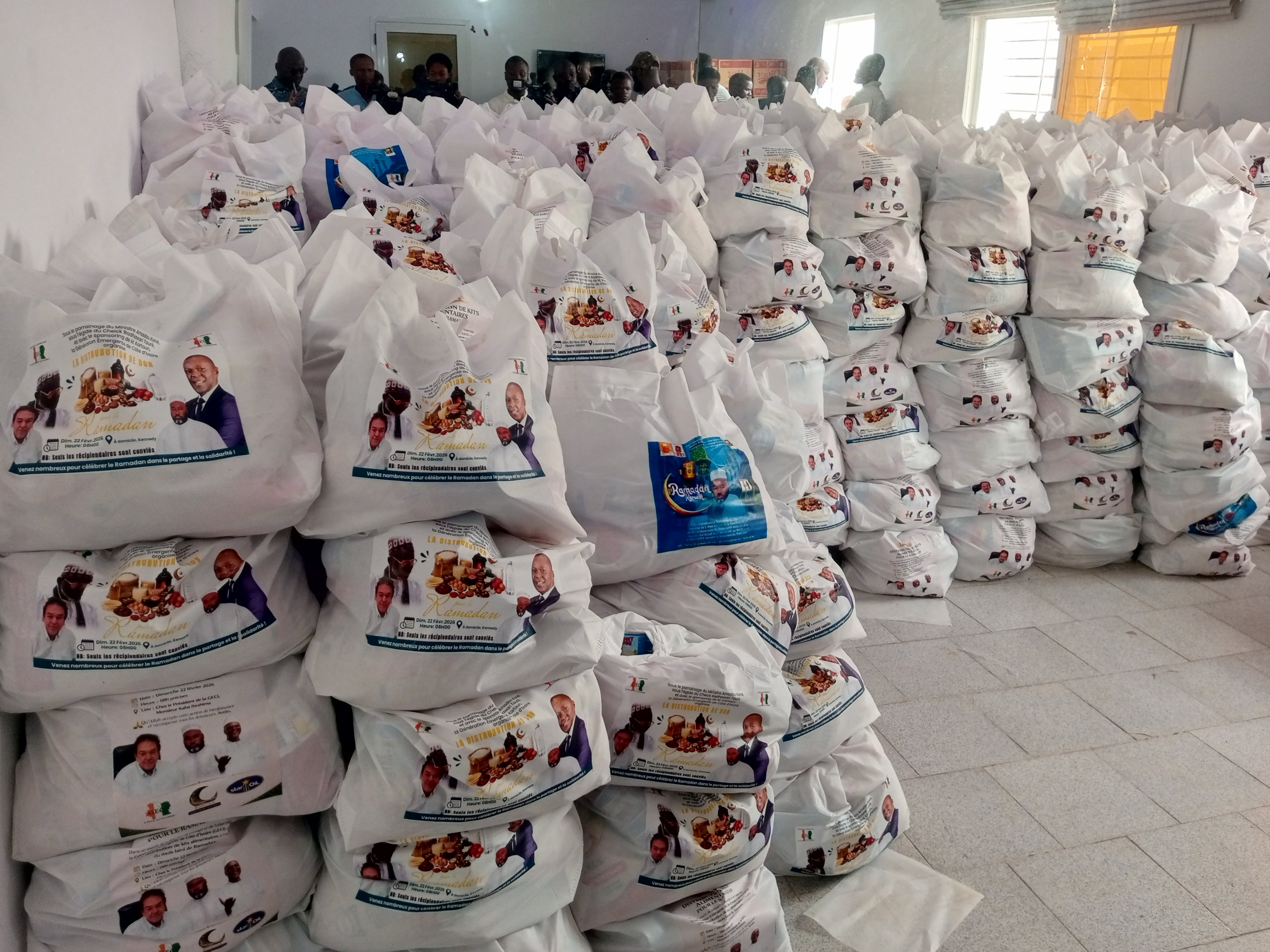 Ramadan : Le président de la GECI distribue plus de 2 000 kits alimentaires aux musulmans de Bouaké