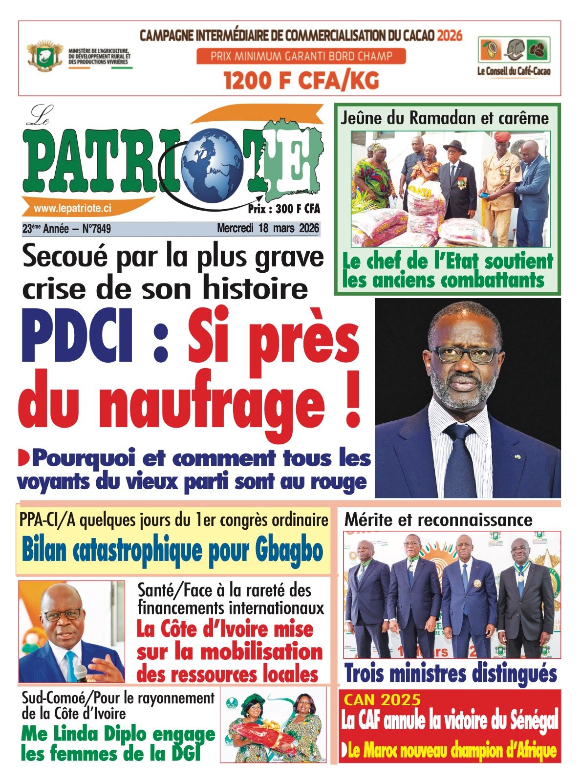 Secoué par la plus grave crise de son histoire : : Le PDCI si près du naufrage !