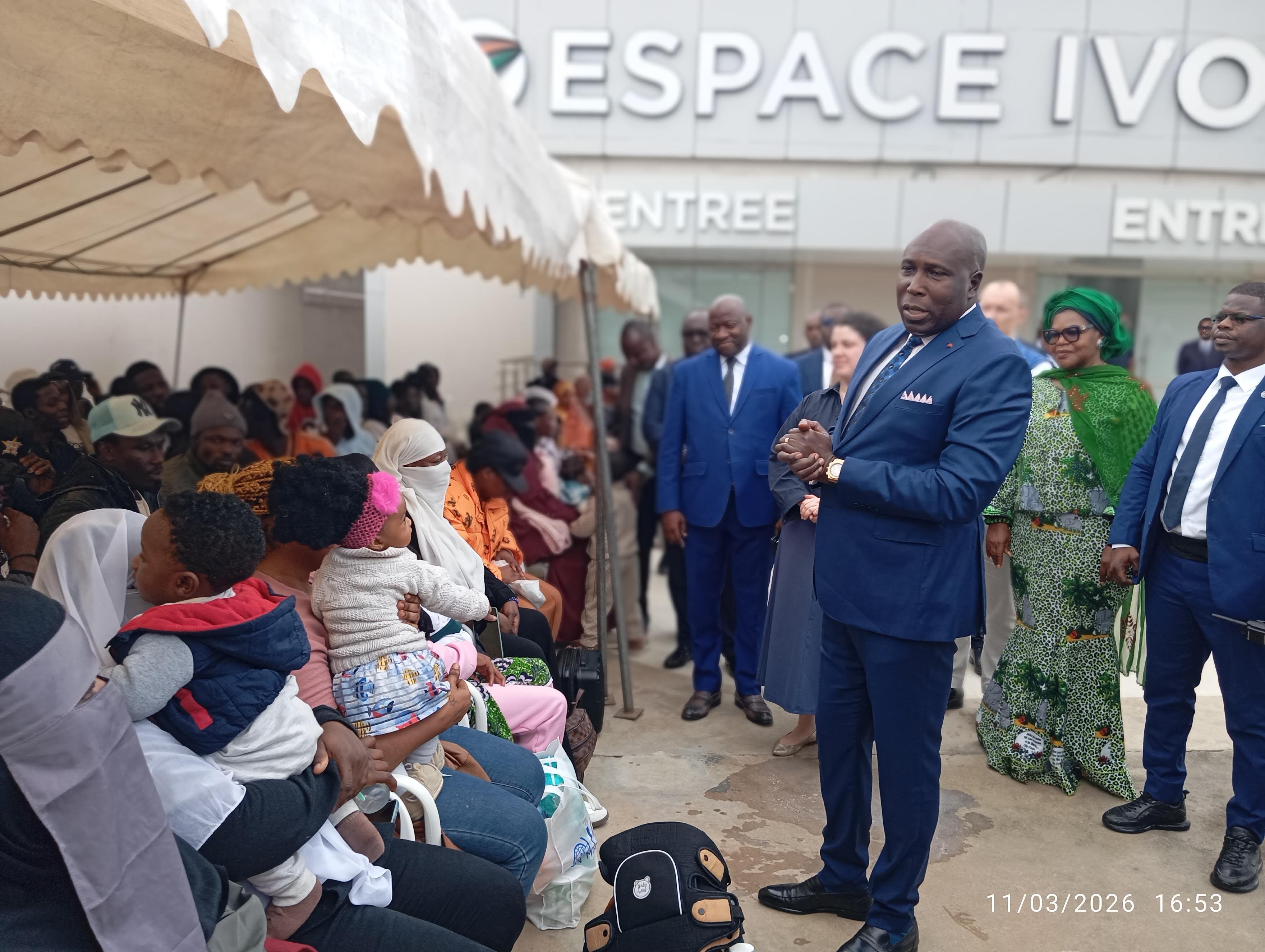 Migrants en détresse : Le gouvernement accueille 127 Ivoiriens rapatriés