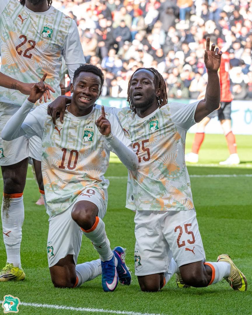 Amical - Corée du Sud-Côte d'Ivoire 0-4 : La prestation convaincante des Éléphants