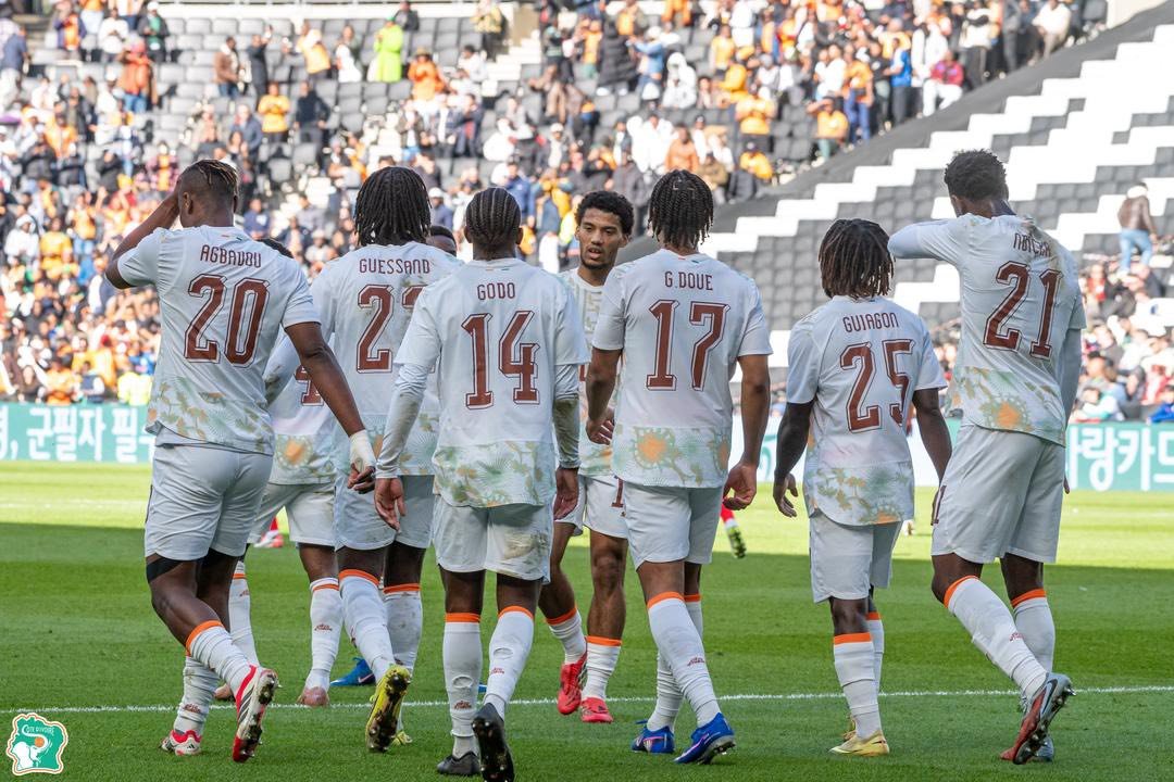 Amical - Corée du Sud-Côte d'Ivoire 0-4 : La prestation convaincante des Éléphants