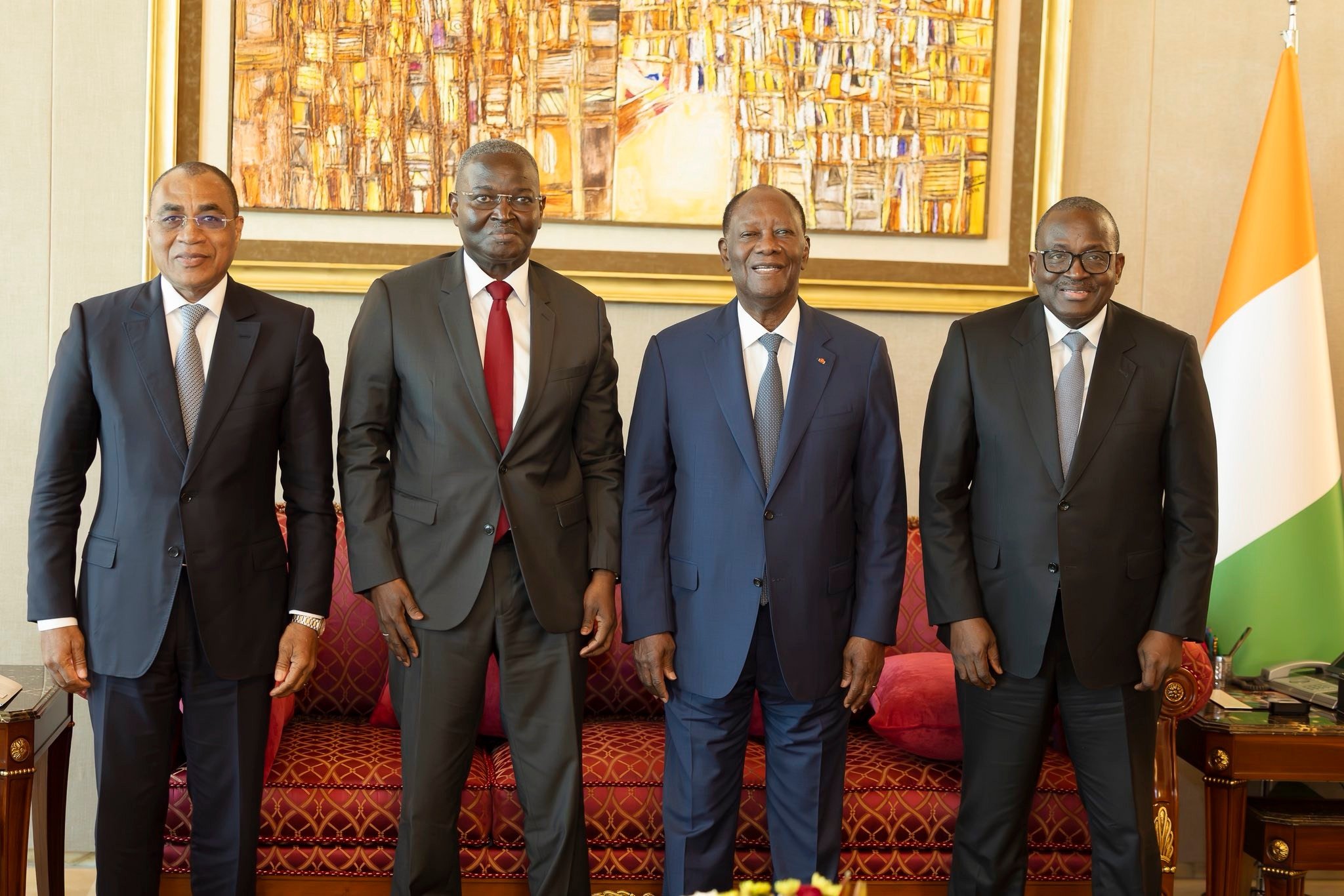 Reçu par le Président de la République : Le président de la Commission de l’UEMOA se félicite de la bonne croissance des Etats membres