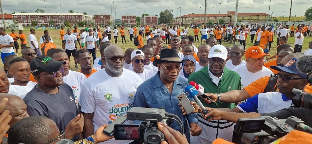 Célébration officielle de la Journée internationale du Sport : Adjé Silas Metch invite les Ivoiriens à pratiquer le sport
