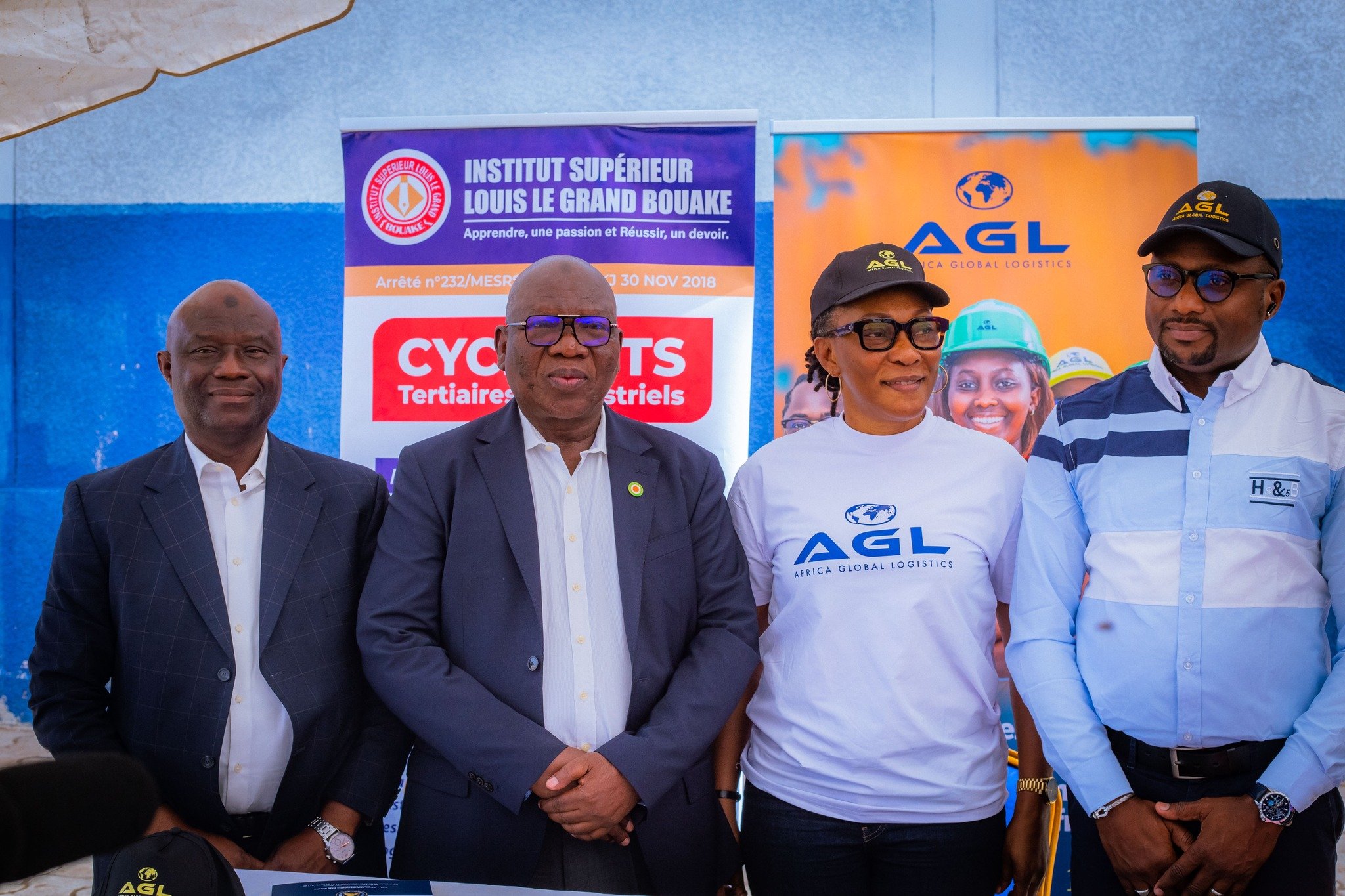Bouaké-Convention de partenariat entre ISLG et AGL : Traoré Bamoudien ouvre les portes de la formation pratique aux étudiants en logistique