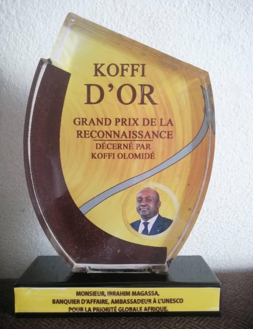 Mécénat culturel-"Prix Koffi d'Or" : Ibrahim Magassa primé
