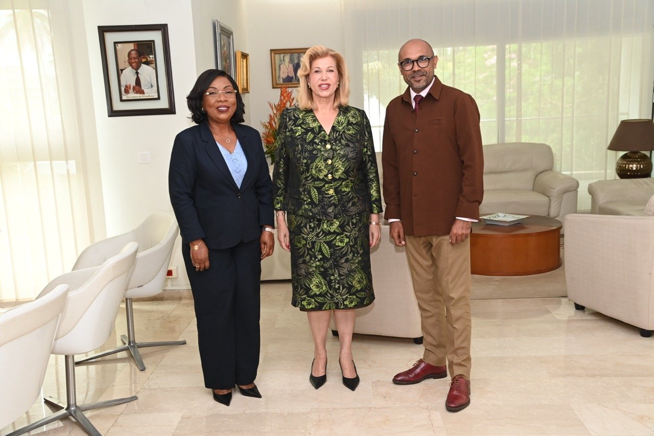 Audience : Mme Dominique Ouattara échange avec l’ambassadeur de l’Union européenne