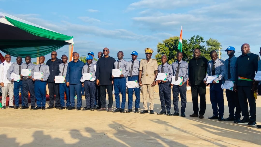 Centre de service civique AGC de Korhogo : La première cohorte de 500 stagiaires volontaires célébrée