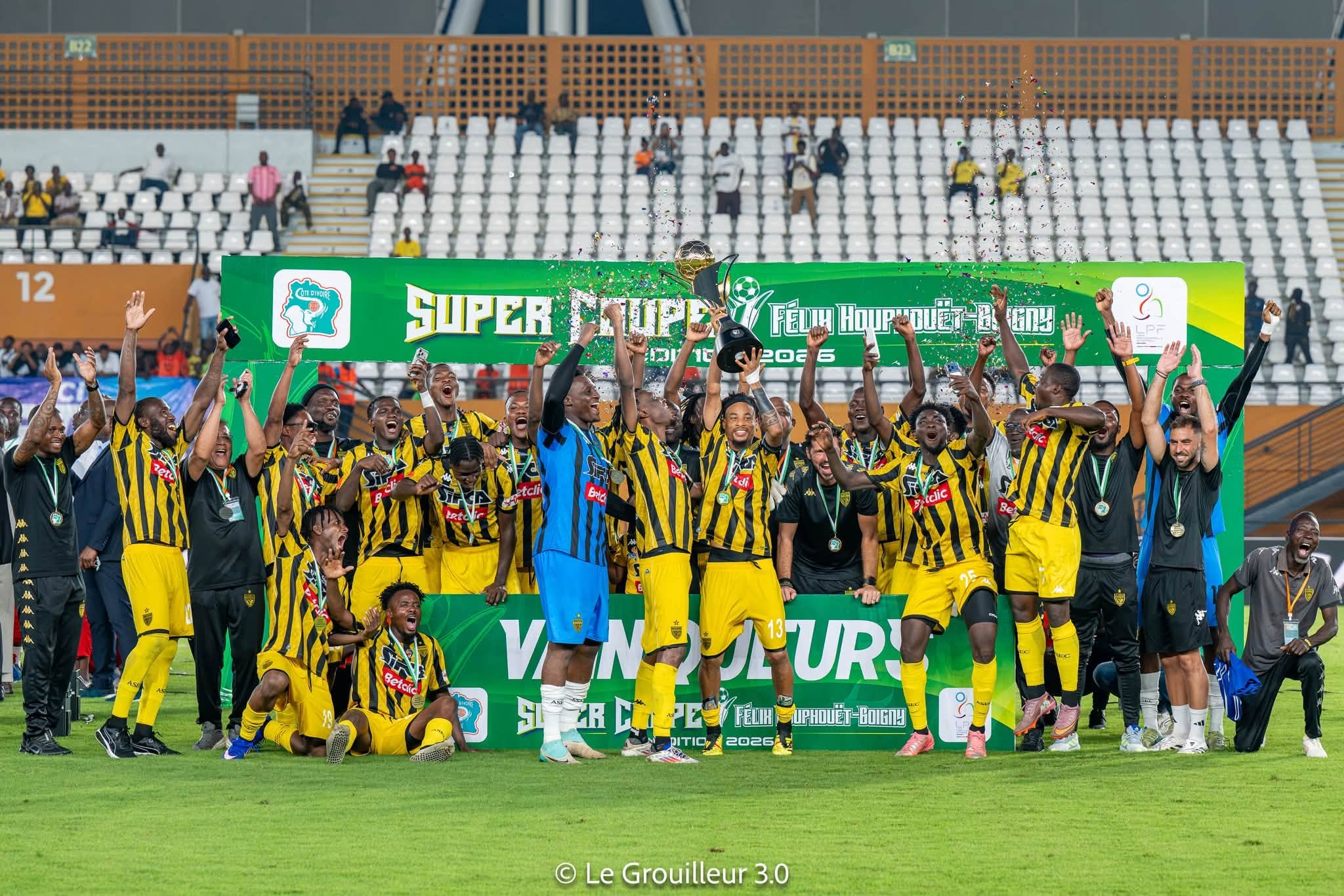 Supercoupe Félix Houphouët-Boigny 2026 : L’ASEC Mimosas, roi sans partage du football ivoirien
