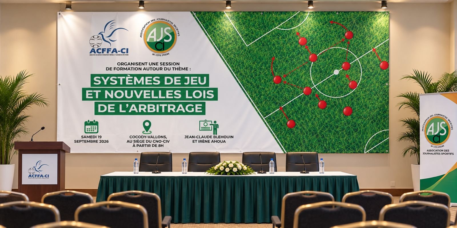 Football : L’AJSCI et l’AFCCI-CI vont outiller les journalistes sur les systèmes de jeu et l’arbitrage