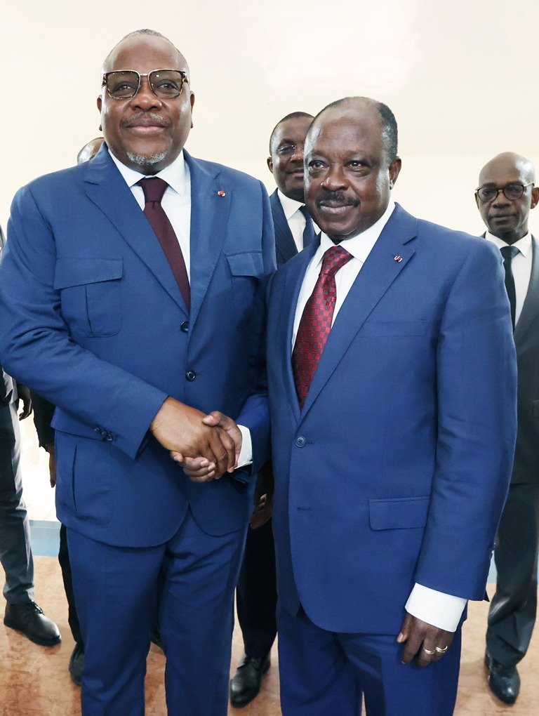 Rencontre institutionnelle : Fodjo Kadjo Abo et Coulibaly-Kuibiert Ibrahim se sont concertés