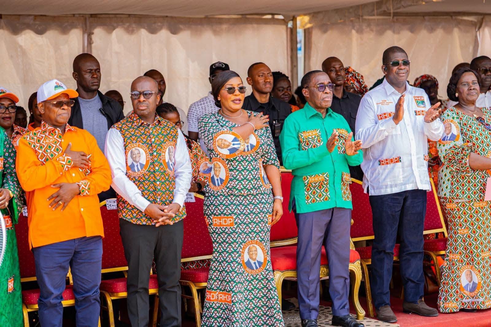 Meeting de clôture de l’UF-RHDP samedi à Aboisso : 2028 et 2030 en ligne de mire