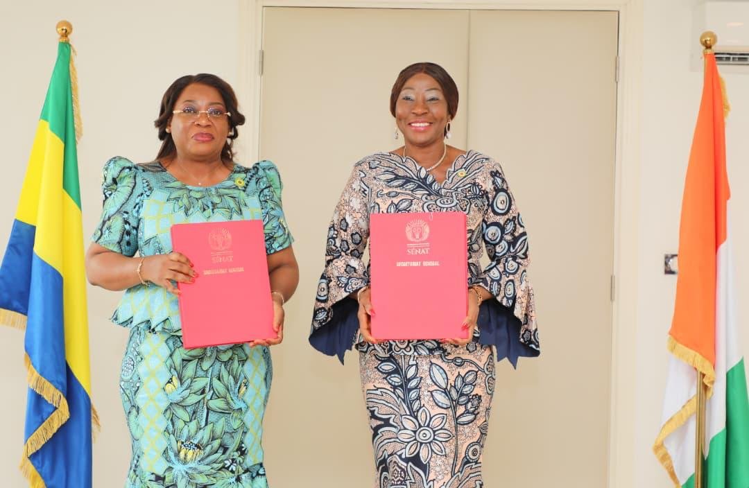 Diplomatie parlementaire : Kandia Camara et Huguette Nyana Ekoume signent un mémorandum d'entente