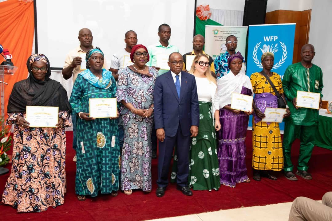 Yamoussoukro : La Direction des cantines scolaires équipe 30 groupements agricoles