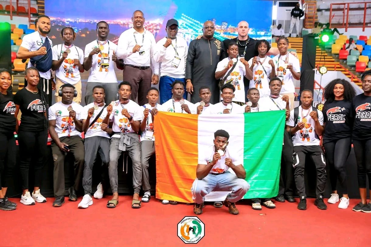 MMA : La Côte d’Ivoire vice-championne d’Afrique avec 16 médailles
